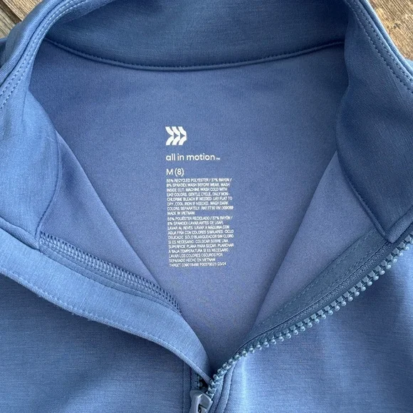 All in Motion Girls Cropped Sweatshirt and Joggers Set - Picture 2 of 3